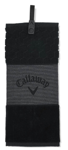 Callaway golfový ručník Trifold 2024, černý