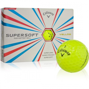 Callaway Supersoft míčky žluté (3ks)
